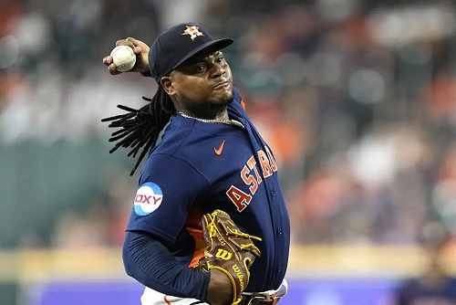 Framber Valdez inhabilitado por los Astros por inflamación en el codo