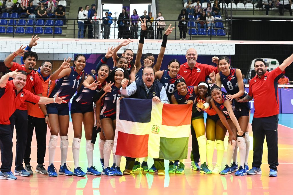 Equipo voleibol femenino, bronce en Panam Junior Asunción
