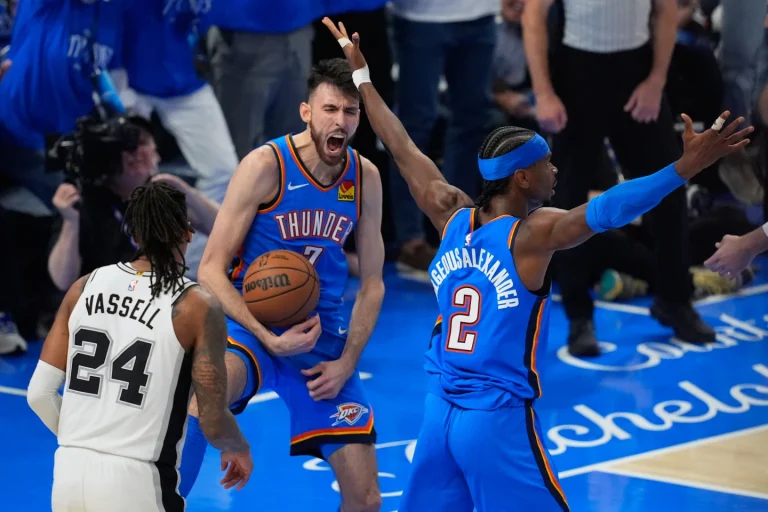 Shai guía la reacción del Thunder ante Spurs. Empata serie