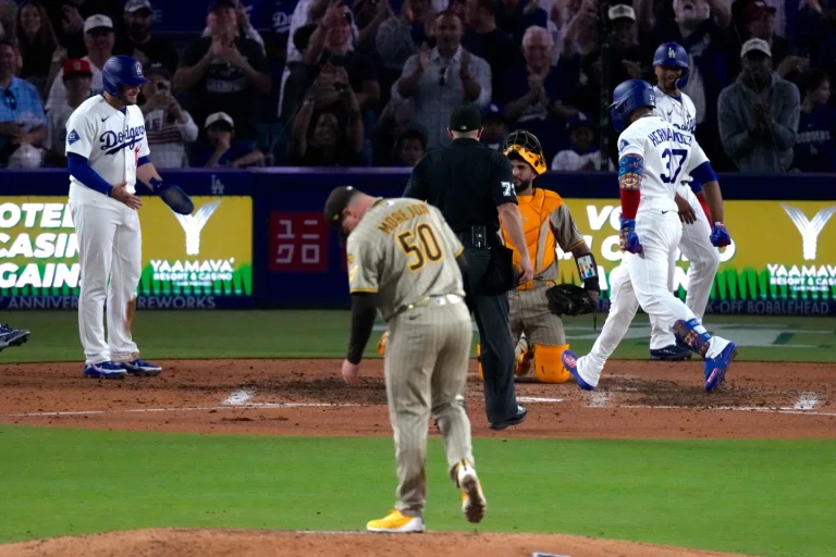 Teoscar Hernández Grand Slam y Dodgers vencen los Padres. Todos los resultados