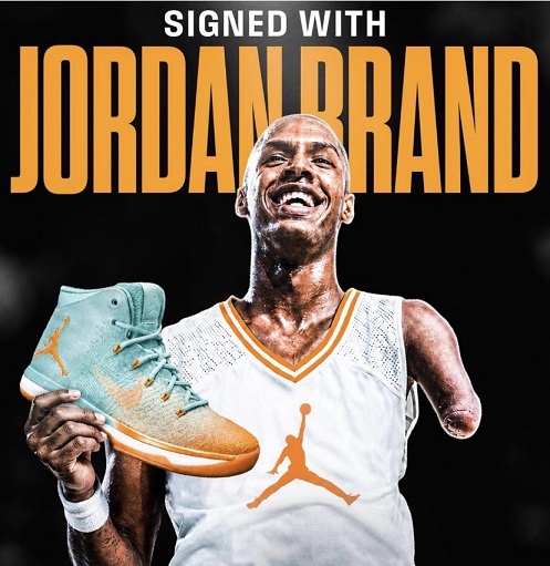 Hansel Enmanuel acaba de firmar un contrato con Jordan Brand